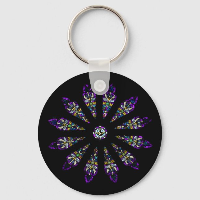 Llavero StainGlass Mandala (Anverso)