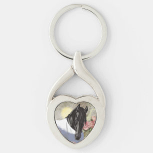 Llavero Stallion frisón - Keychain