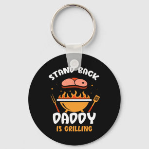 Llavero Stand Ck Daddy is Grill Meat Rbecue Bbq D
