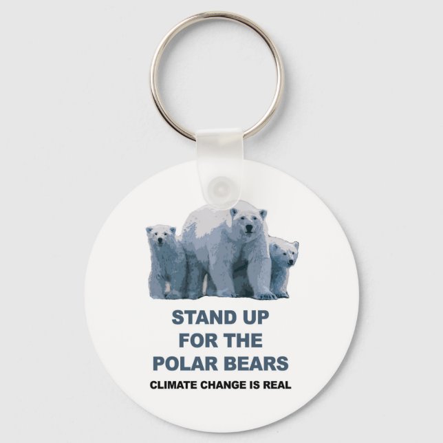 Llavero Stand Up for the Polar Bears (Anverso)