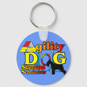 Llavero Standard_Schnauzer_Agility