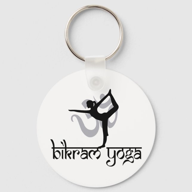 Llavero Standing Bow Pulling Pose Bikram Yoga (Anverso)