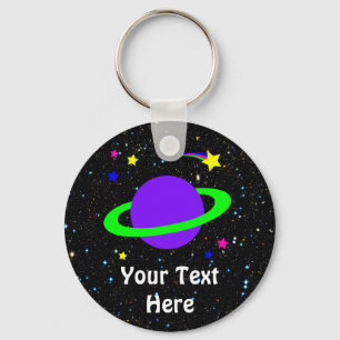 Llavero Star and Planet Keychain