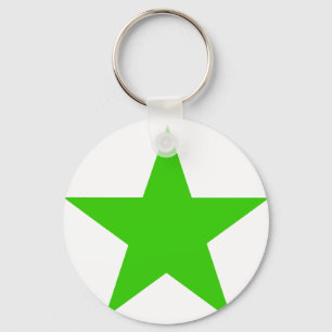 Llavero Star Green Los Regalos Del MUSEO Zazzle