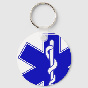 Llavero Star of Life Offset Keychain
