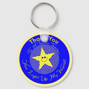 Llavero Star Teacher Gracias de estudiante