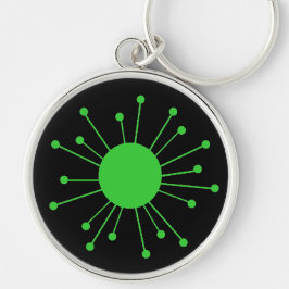 Llavero Starburst Retro de Mid Century