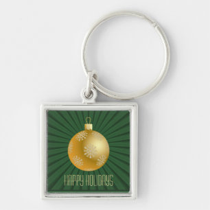 Llavero Starburst Stripes Ornament Keychain, Verde