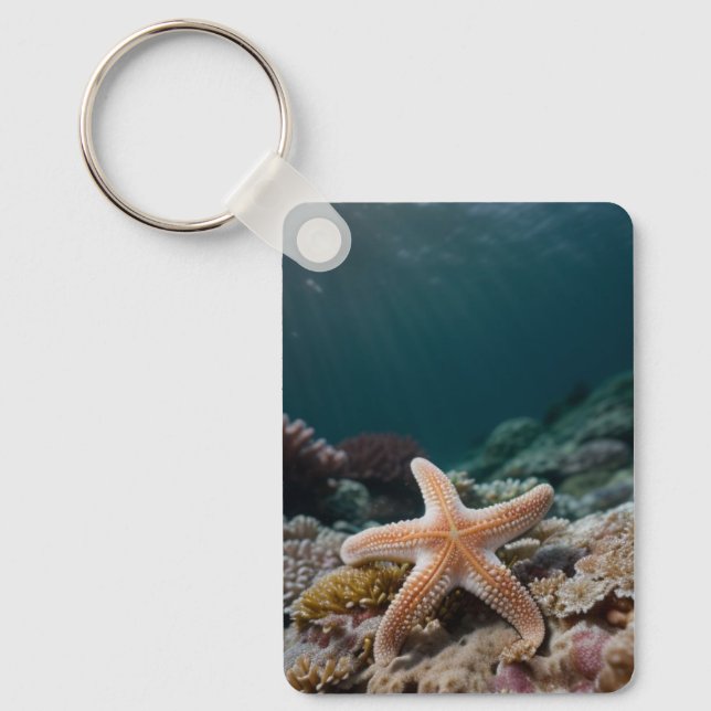 Llavero Starfish en el Mar Profundo (Anverso)
