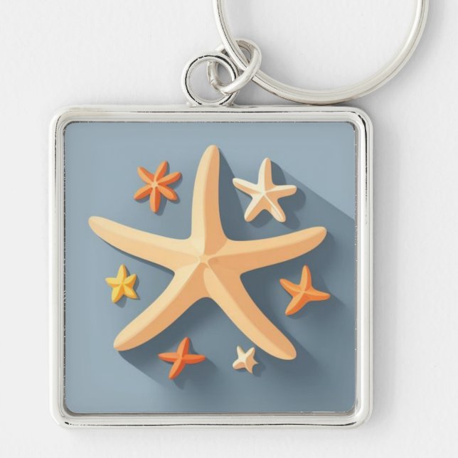 Llavero Starfish y los pequeños (Frente)