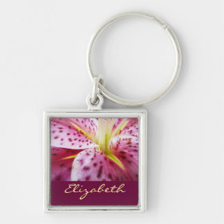 Llavero Stargazer Lily Bright Magenta Floral