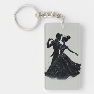 Llavero Starry Waltz Couple Keychain