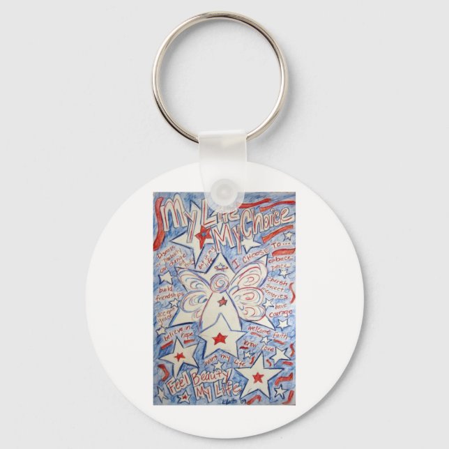 Llavero Stars & Stripes Angel (Anverso)