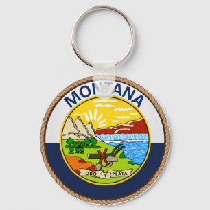 Llavero State of Montana Flag Seal