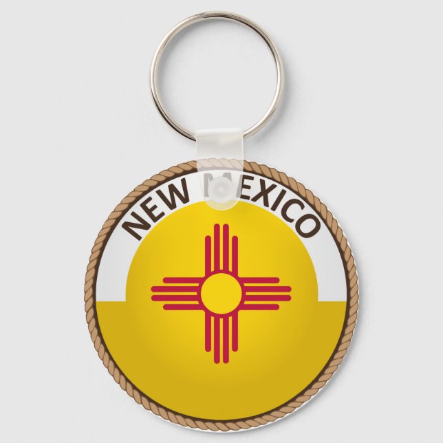 Llavero State of New Mexico Flag Seal (Anverso)