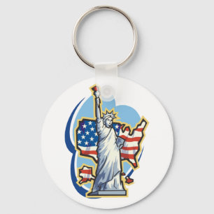 Llavero Statue Of Liberty Keychain