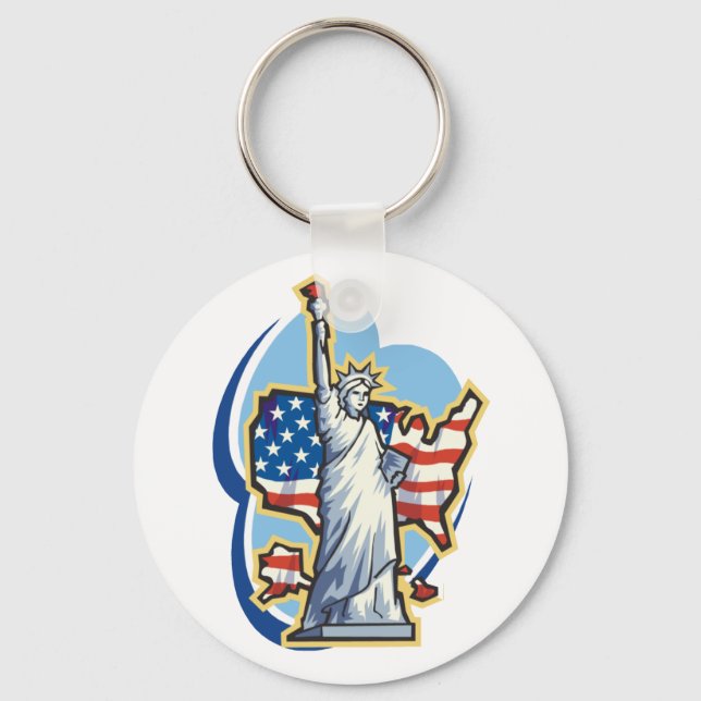 Llavero Statue Of Liberty Keychain (Anverso)