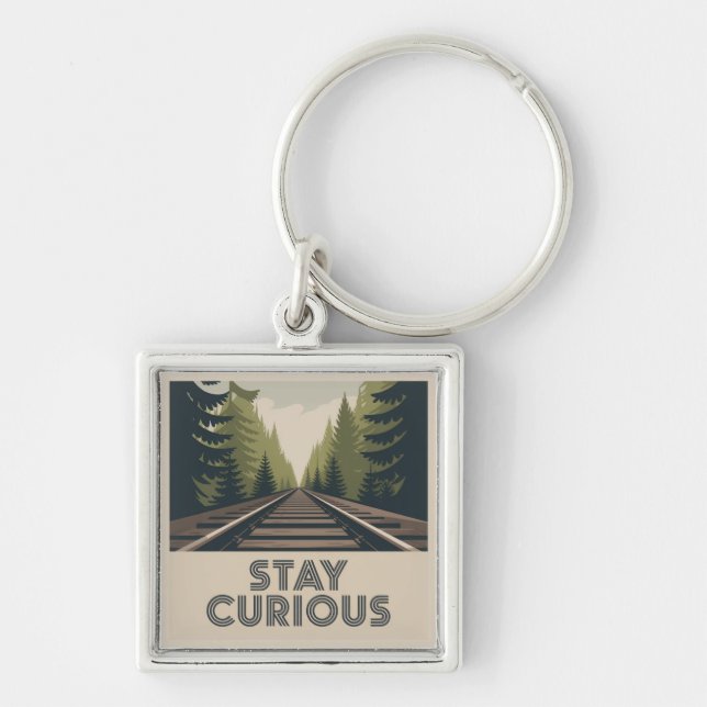 Llavero Stay Curious (Frente)