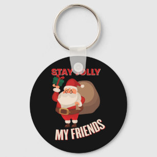 Llavero Stay Jolly Mis Amigos Navidades Guay Holiday Costu