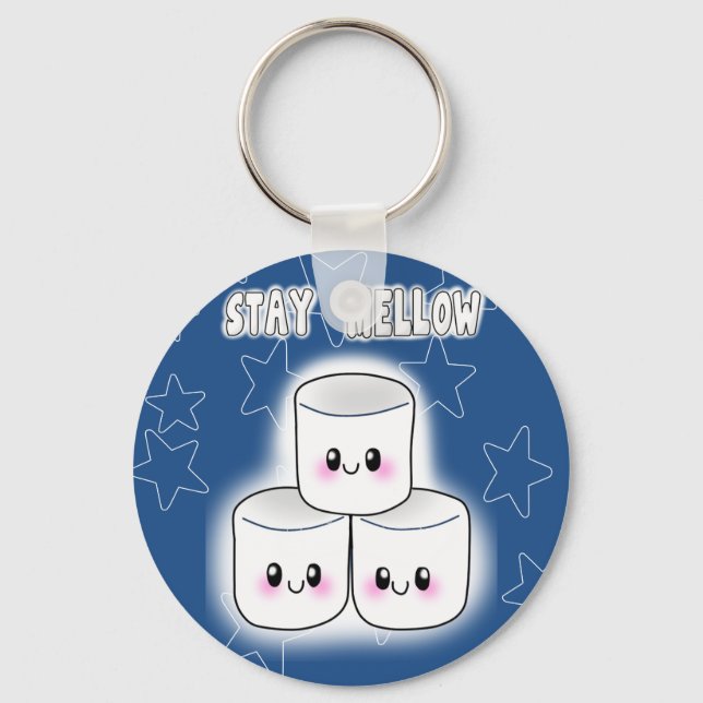 Llavero Stay Mellow Marshmallow (Anverso)