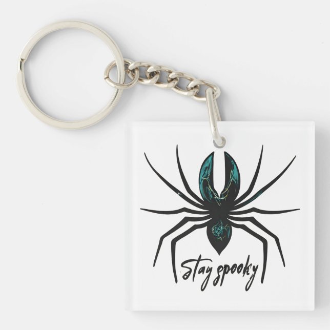 Llavero Stay Spooky Halloween Spider (Frente)