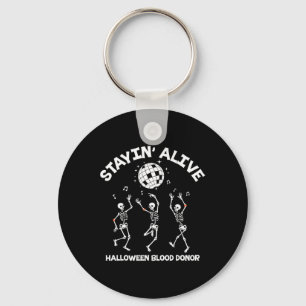 Llavero Stayin Halloween Alive Skeleton Danzando Spooky Di