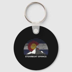 Llavero Steamboat Springs, Colorado X Co Flag Mtn Top