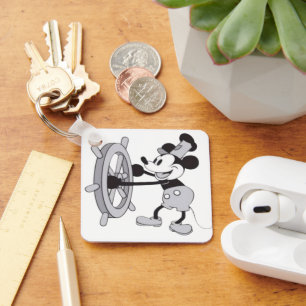 Llavero Steamboat Willie Mickey Keychain