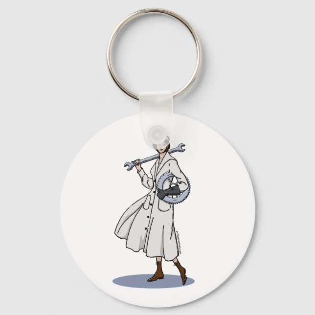 Llavero Steampunk Engineer (Anverso)