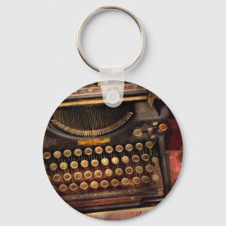 Llavero Steampunk - Sólo una máquina de escribir normal