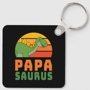 Llavero Stegosaurus Papasaurus Dinosaur Día del Padre