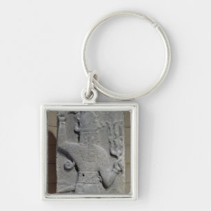 Llavero Stela de Teshub, dios sirio de la tormenta