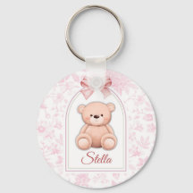 Stella | Diseño de guardería de osito rosado perso