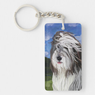 Llavero Stella el perro pastor inglés