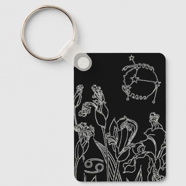 Llavero Sternzeichen Krebs (Anverso)