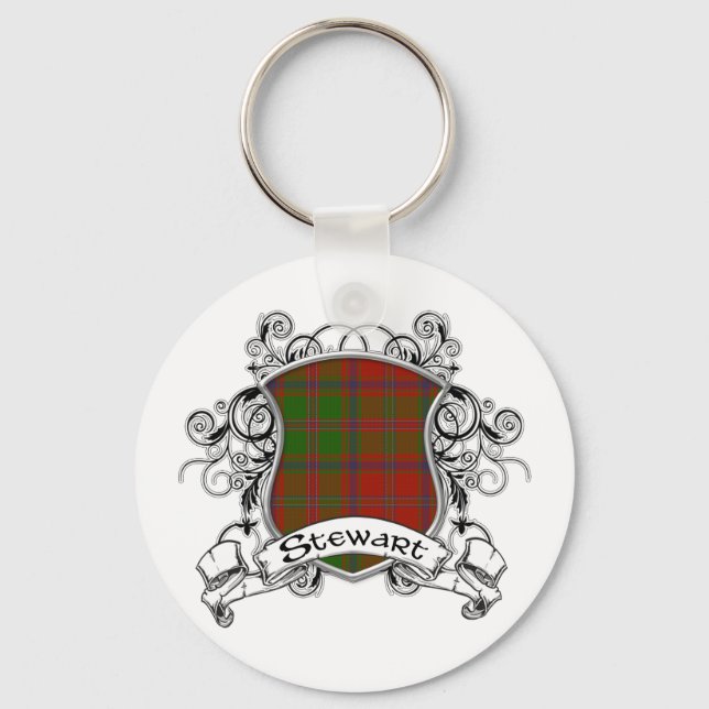 Llavero Stewart Tartan Shield (Anverso)