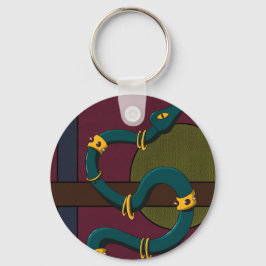 Llavero Sticker Carré Snake