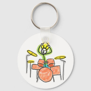Llavero Stickman Baterista
