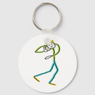 Llavero Stickman de Lanzamiento de Peso