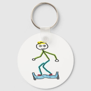 Llavero Stickman Hoverboard