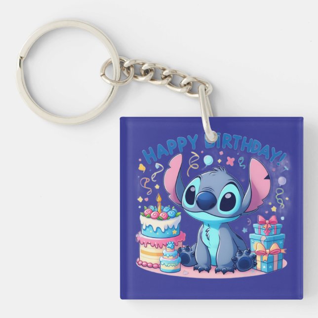 Llavero Stitch Party (Frente)