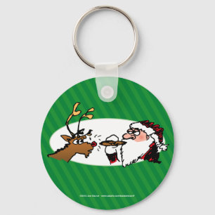 Llavero Stogie Santa Dibujo Animado Divertido