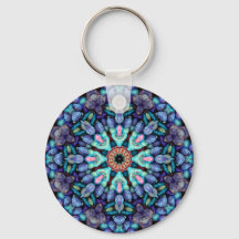 Stonder Vintage Blue Fractal Kaleidoscope