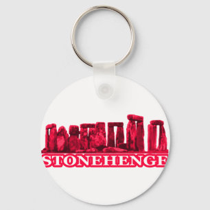 Llavero Stonehenge Magenta transp El MUSEO Regalos Zazzle