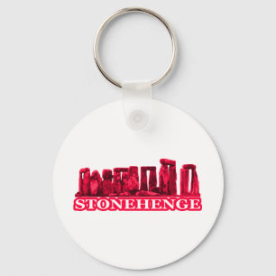 Llavero Stonehenge Magenta transp El MUSEO Regalos Zazzle