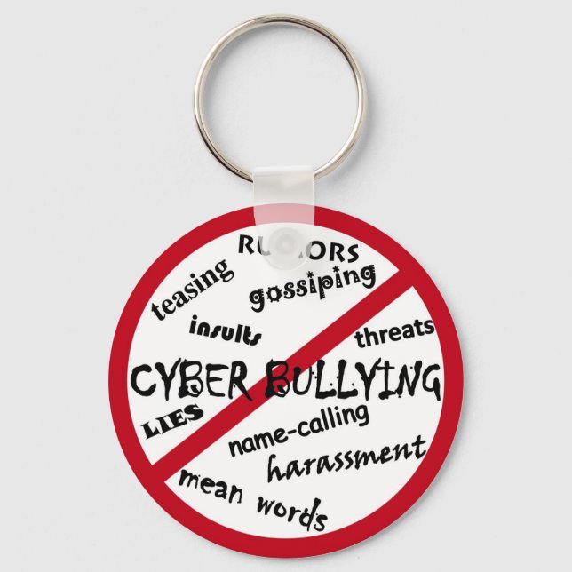 Llavero Stop Cyber Bullying (Anverso)