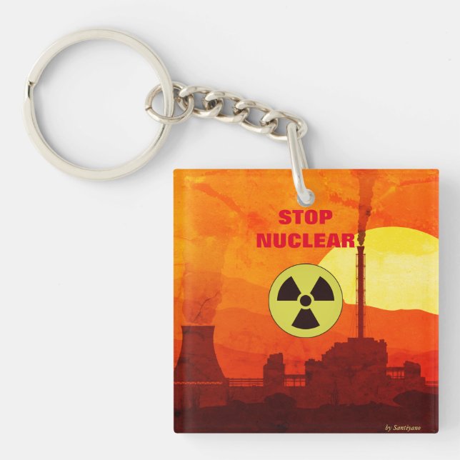 Llavero Stop Nuclear (Frente)