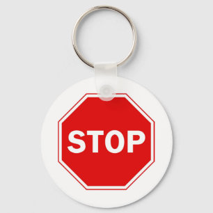Llavero Stop Sign