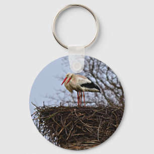 Llavero Stork in Nest