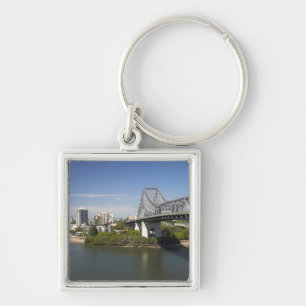 Llavero Story Bridge, río Brisbane, y canguro
